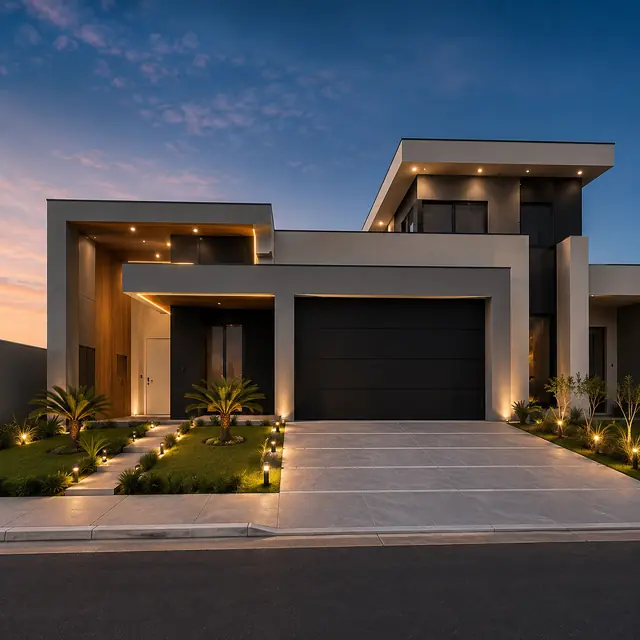 Obra residencial finalizada e entregue